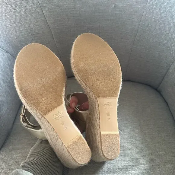NWOT: Stuart Weitzman Lexia Espadrille Wedges - Picture 7 of 7